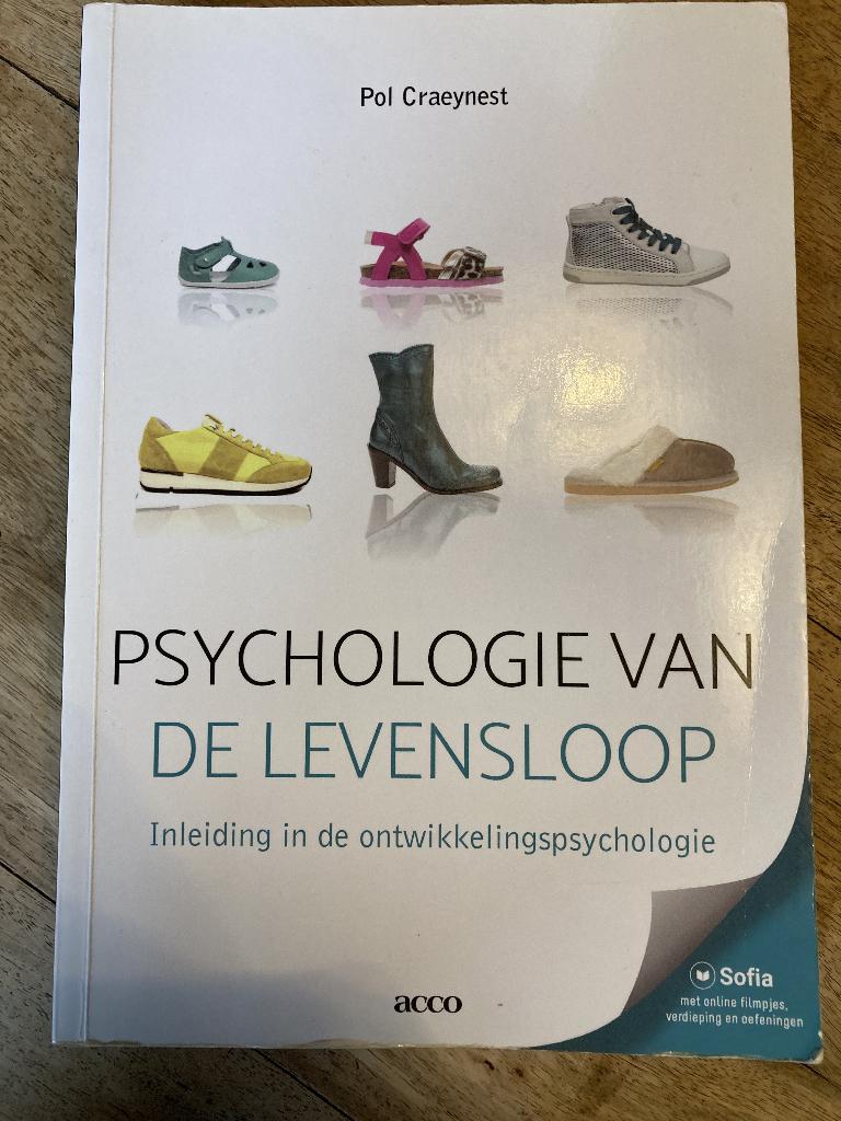 schoolboek - Psychologie van de levensloop, Boeken, Ophalen of Verzenden, Zo goed als nieuw, Hoger Onderwijs, Acco