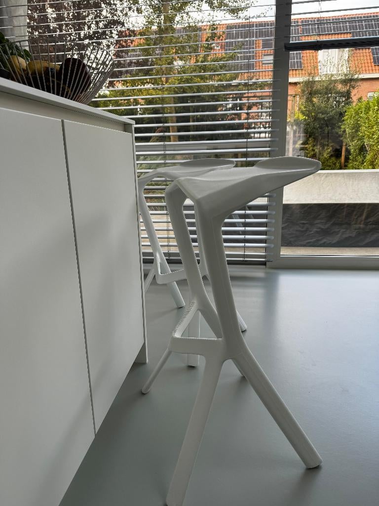 Barkruk, Avec repose-pieds, 2 tabourets, Synthétique, Enlèvement