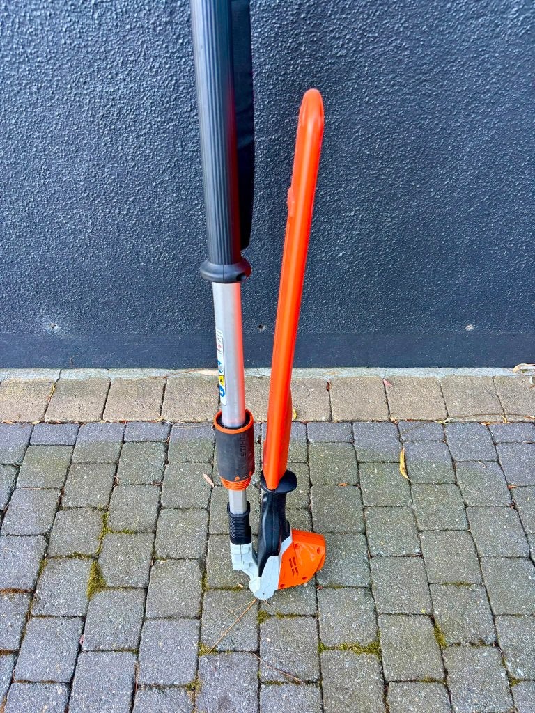 STIHL HLA 86 Accu Telescopische Heggenschaar op Steel, Tuin en Terras, Ophalen, Zo goed als nieuw, Accu, Stilh