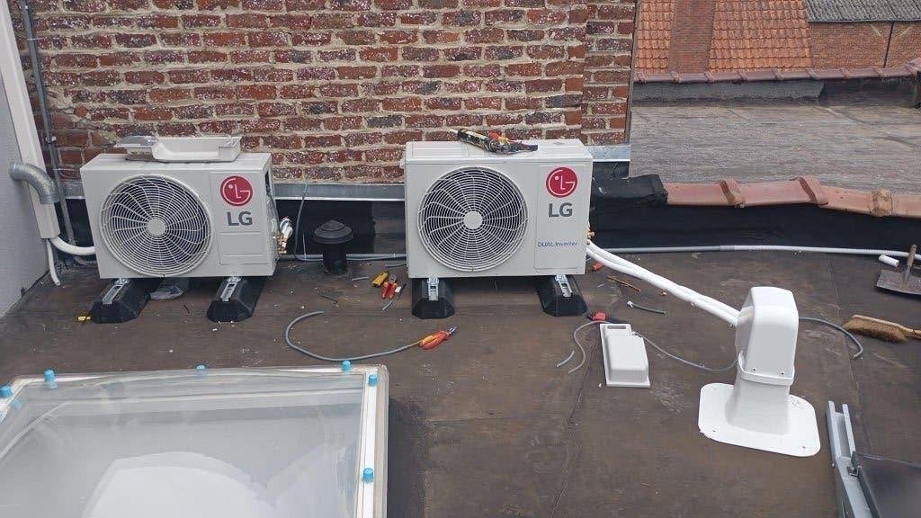 Installatie van airconditioning, Ophalen, Nieuw, Ventilator