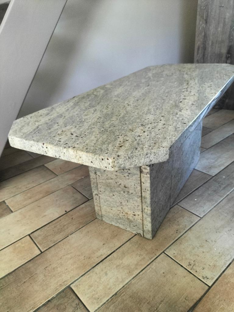 Table salon en granit, Ophalen, Minder dan 50 cm, 100 tot 150 cm, Zo goed als nieuw