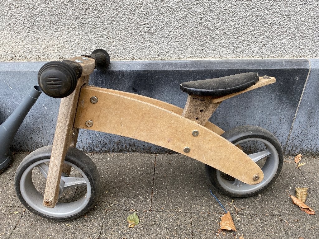 Loopfietsje, Ophalen