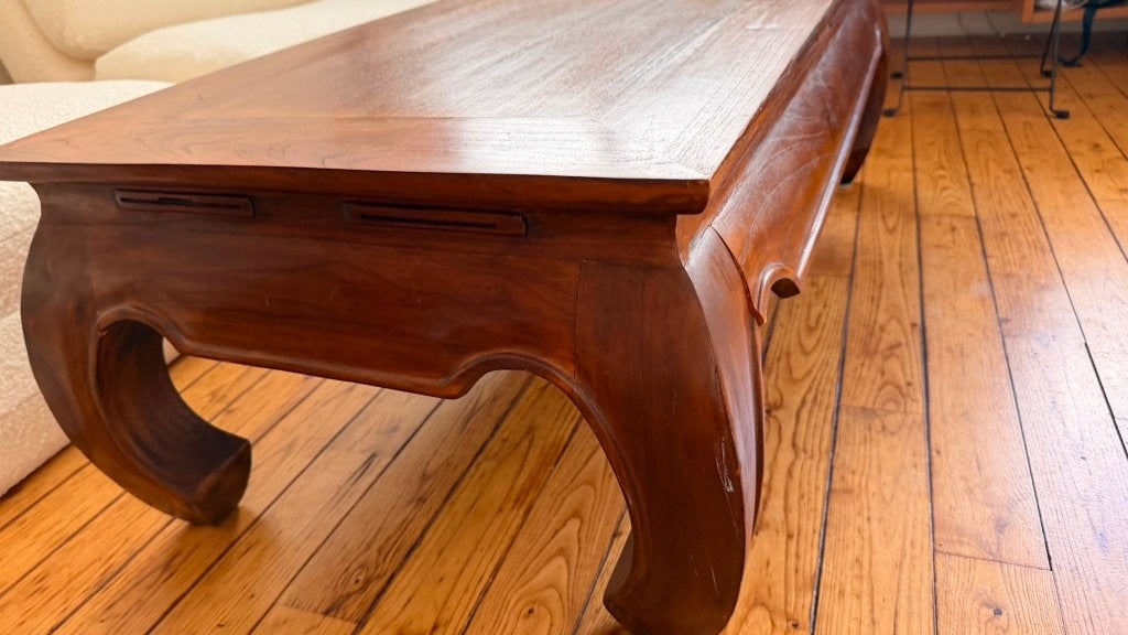 Opium salontafel 120 x 60 x 42, Ophalen, Minder dan 50 cm, Gebruikt, 100 tot 150 cm