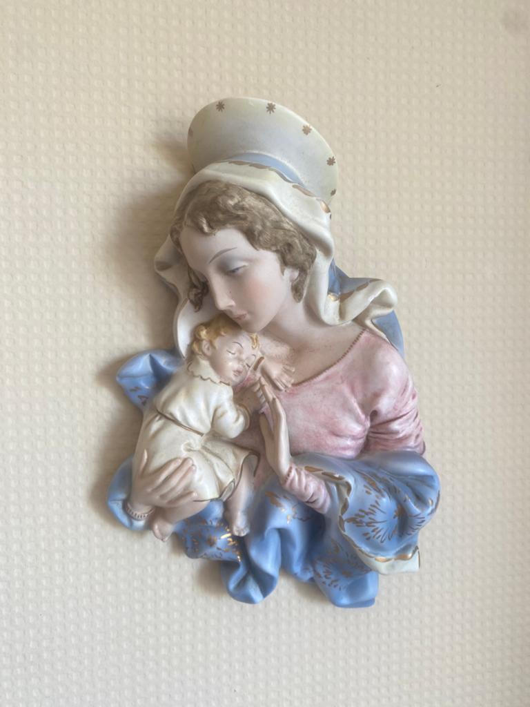 Vintage muurdecoratie Madonna, Ophalen of Verzenden, Gebruikt