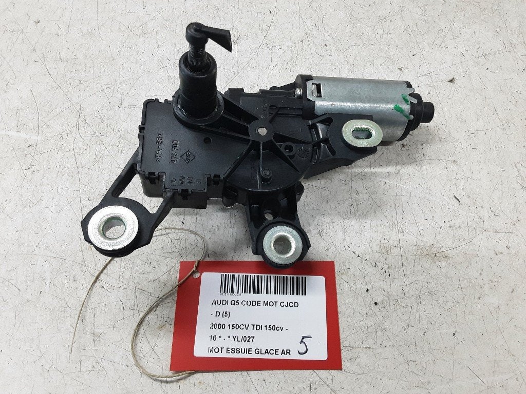 RUITENWISSERMOTOR ACHTER Audi Q5 (8RB) (8R0955711C), Gebruikt, Mevr. I. Hauben, Audi, Rue de l'Espoir 34 34
4030  GRIVEGNÉE, BE
