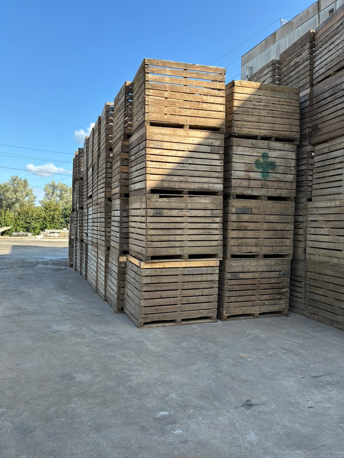 Boîtes en bois, Enlèvement