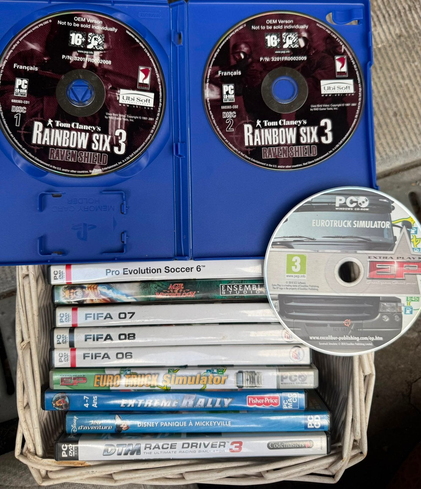 Lot de jeux pour PC, Ophalen, Zo goed als nieuw
