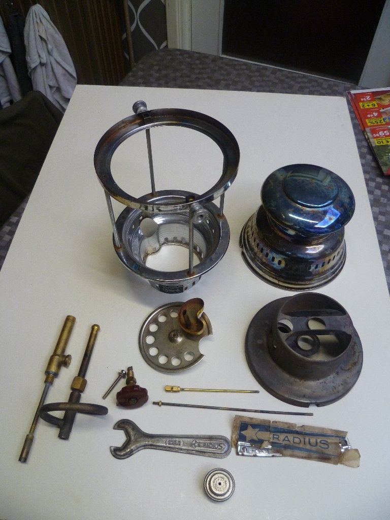 Onderdelen voor stormlamp Optimus 1551/500CP , € 30, Antiek en Kunst, Ophalen of Verzenden