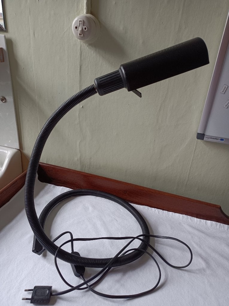 Vintage Seneca Cobra  Snake tafellamp (Zweden jaren '80), Maison & Meubles, Vintage, Enlèvement ou Envoi, Lampe de bureau, Utilisé