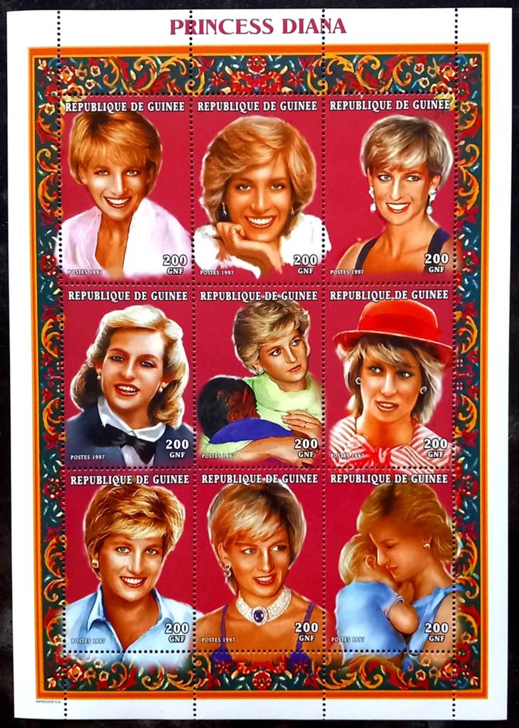1997 Republiek Guinee - Prinses Diana MNH**, Postzegels en Munten, Postzegels | Afrika, Verzenden, Guinee, Postfris