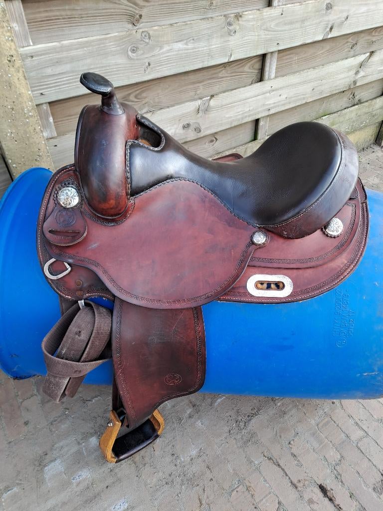 White Star westernzadel quarter 16inch, Ophalen, Gebruikt, Western