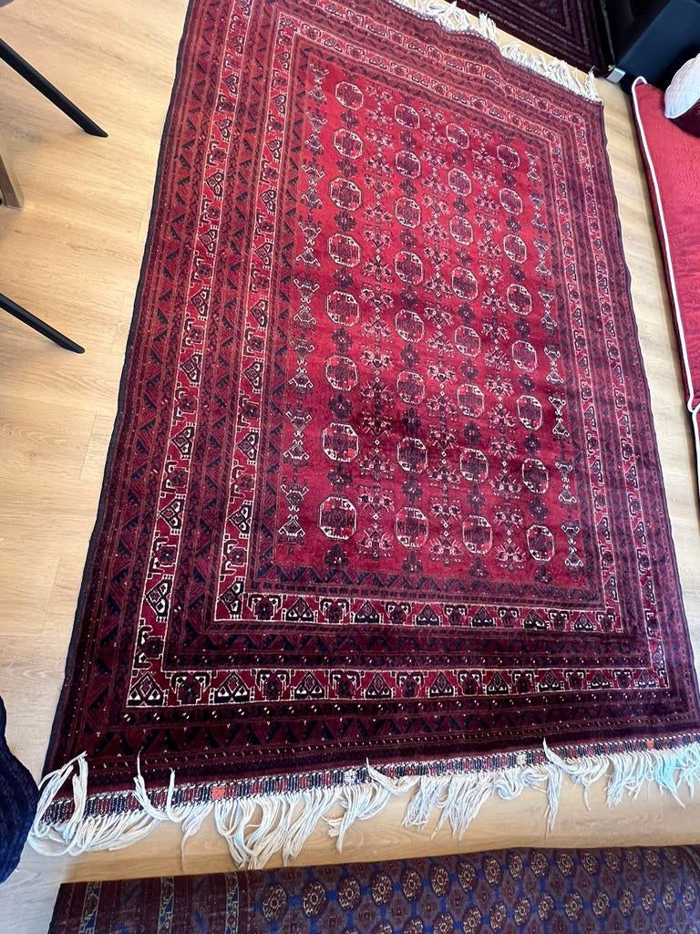 Hand gemaakt carpet 2 stukken lengte 3m breedte 2m, 150 tot 200 cm, 200 cm of meer, Ophalen of Verzenden, Zo goed als nieuw