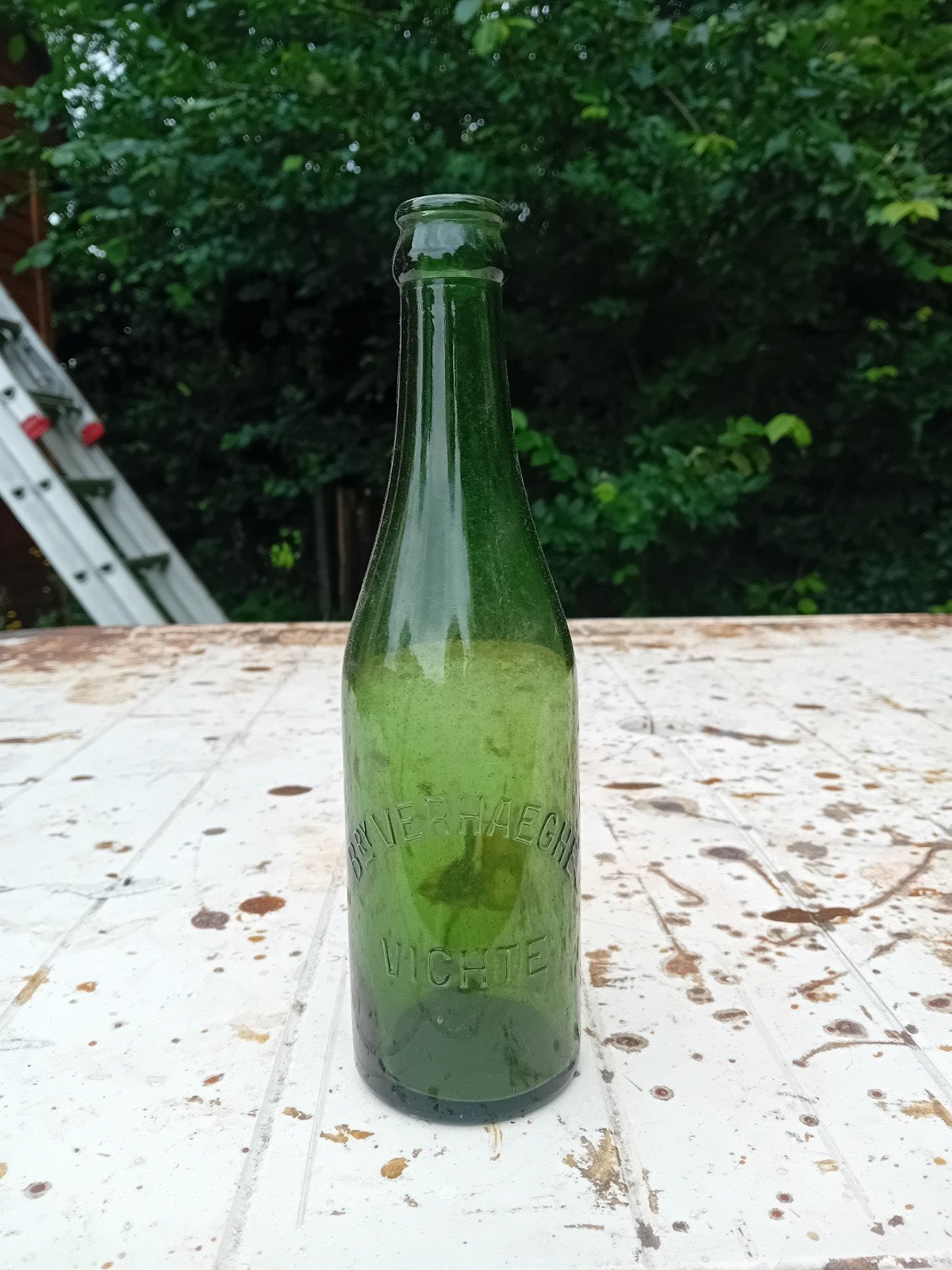 Oude vintage bierfles brouwerij Verhaeghe Vichte, Verzamelen, Biermerken, Ophalen of Verzenden