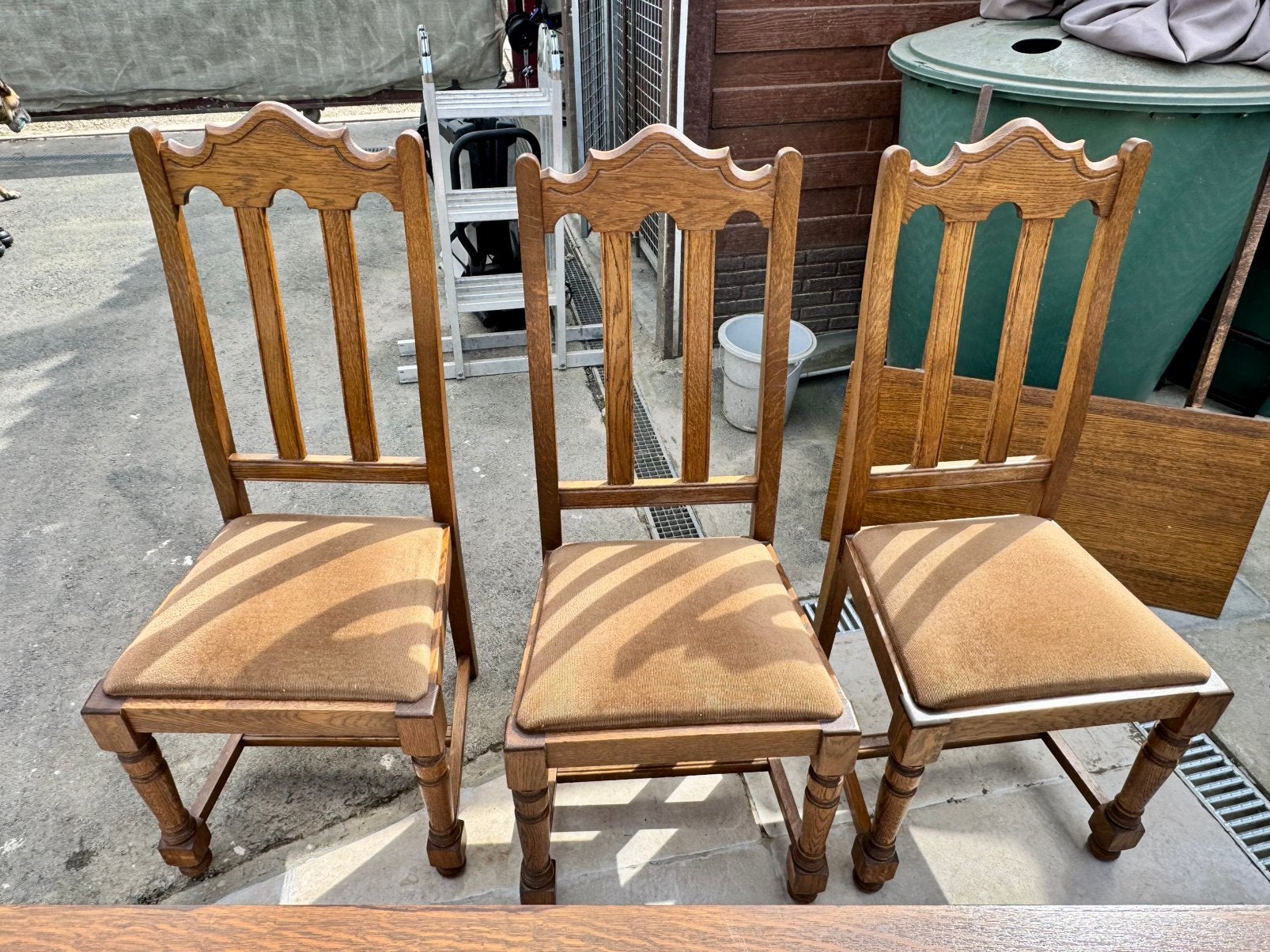 6 eetplaatsstoelen goede staat, Antiek en Kunst, Ophalen