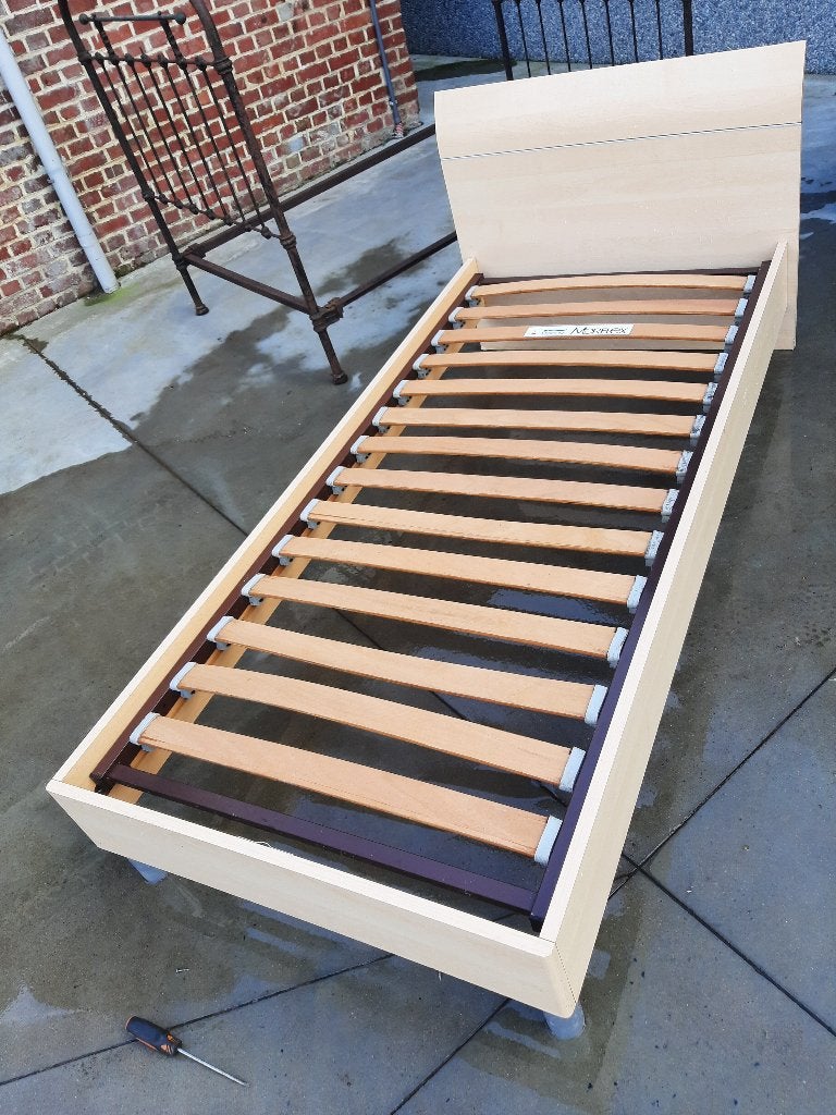 éénpersoonsbed, Ophalen, Gebruikt, 90 cm, Eenpersoons