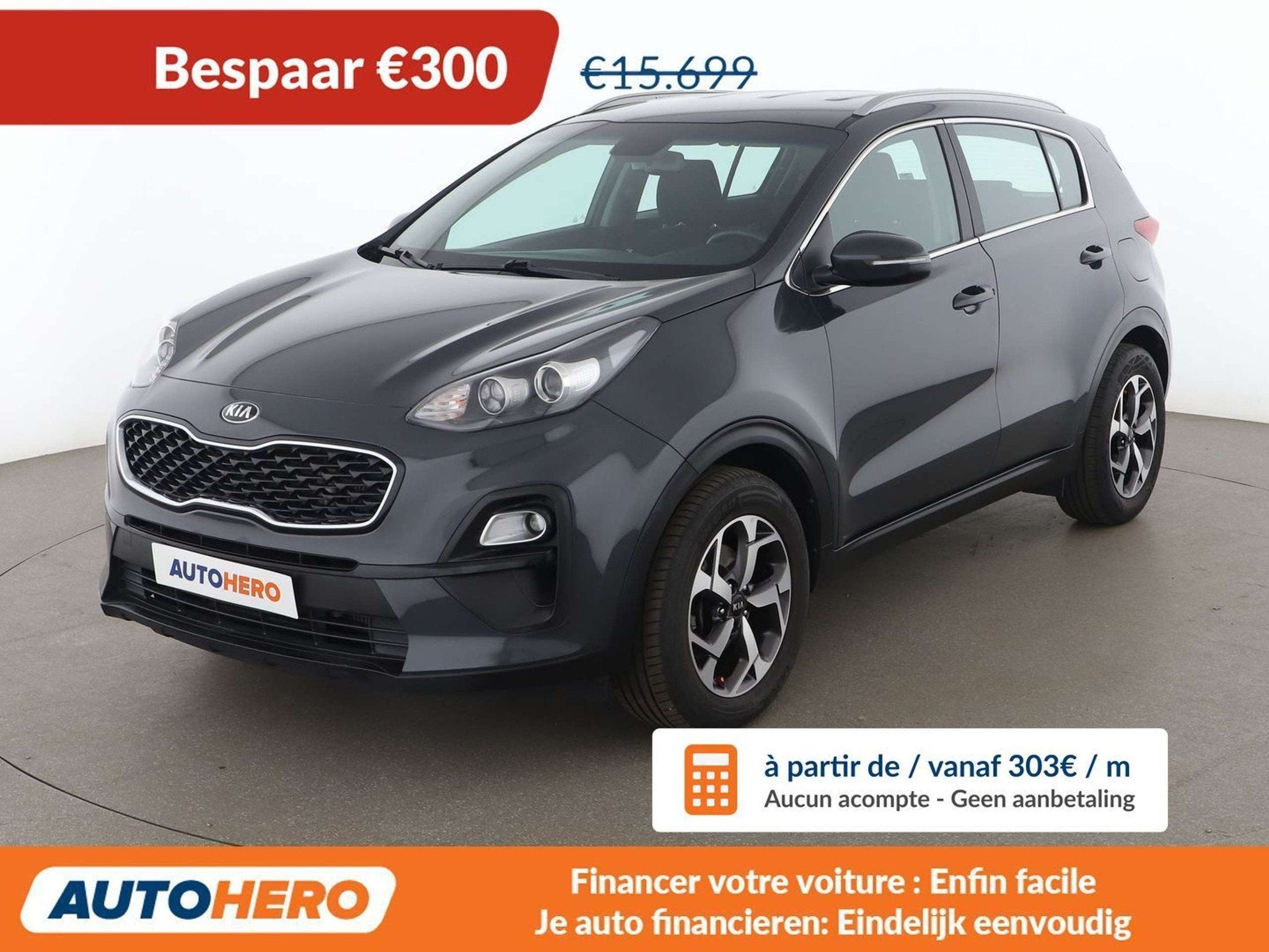 Kia Sportage 1.6 CRDi Mild-Hybrid Business 2WD (bj 2021), Auto's, Stof, Gebruikt, 136 pk, 146 g/km