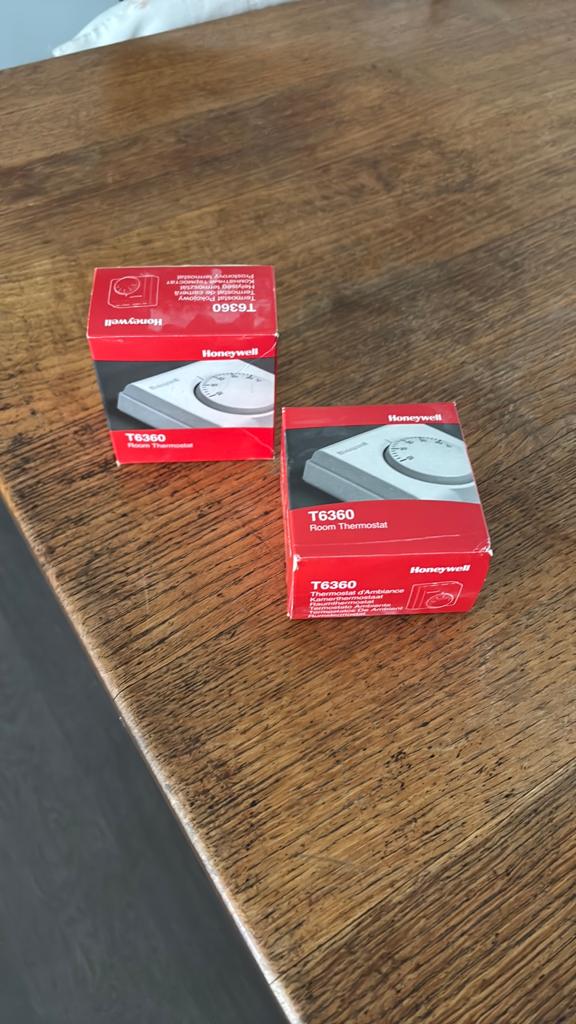 Room thermostaat, Ophalen, Nieuw