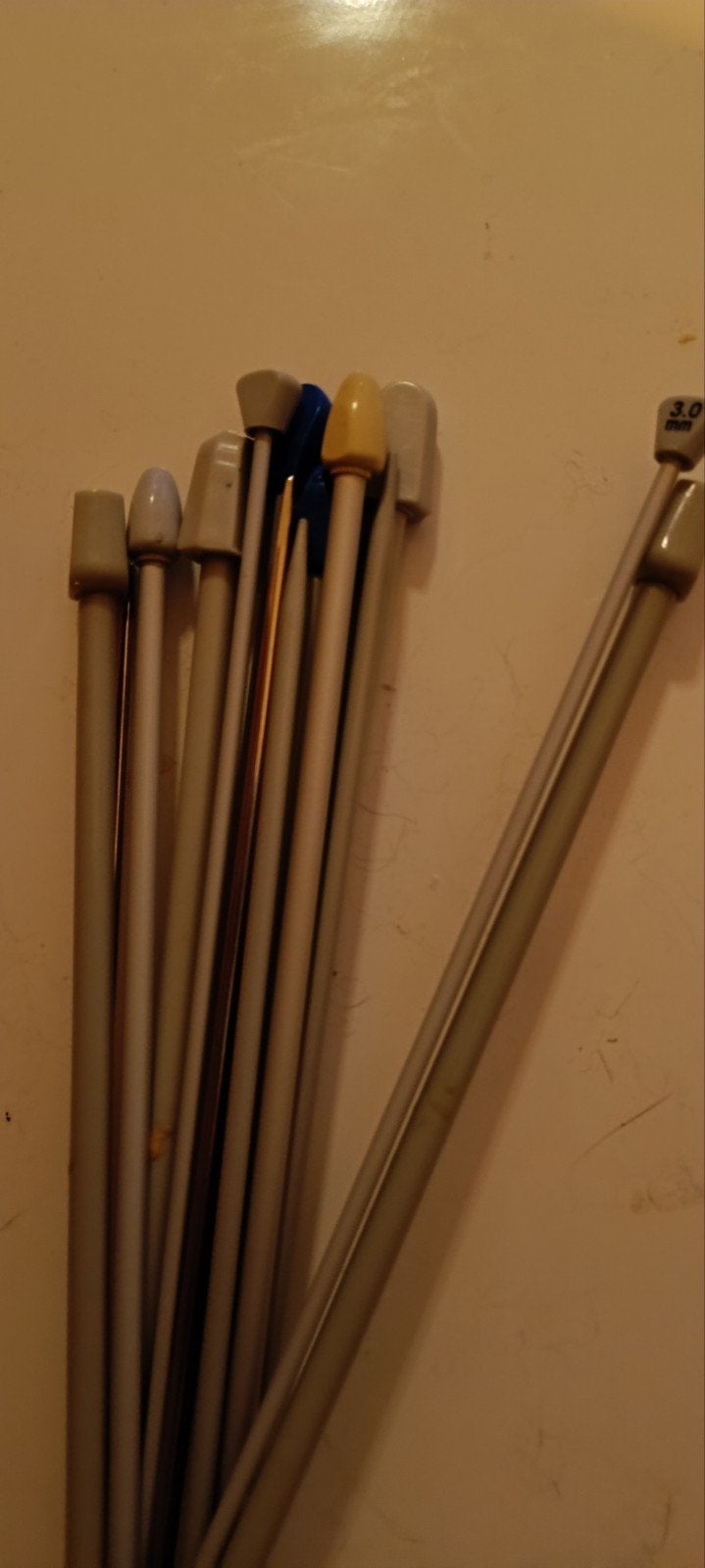 aiguilles à tricoter lot de 6 pièces, Enlèvement ou Envoi, Utilisé, Tricot, Aiguille