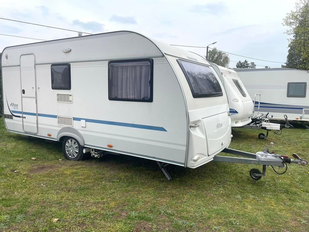 6 persoons Caravan Adria 462, Mover, Voortent, stapelbed, Caravans en Kamperen, Bedrijf, Adria, Tot en met 6, Vast bed