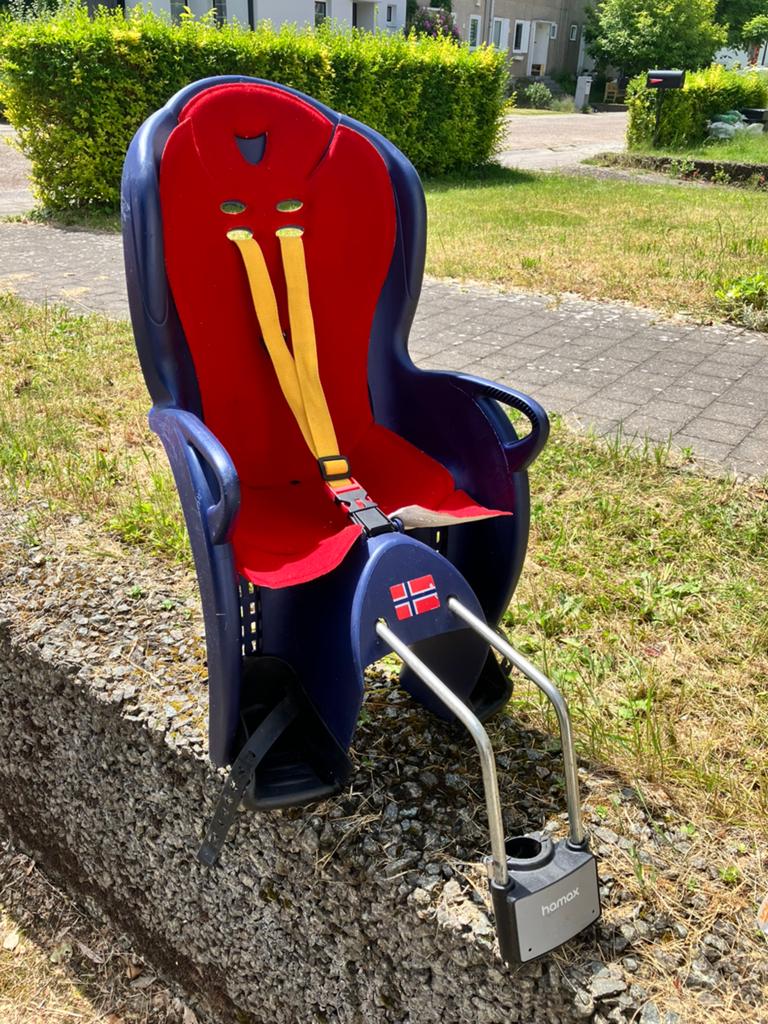 HAMAX fietszitje voor kinderen, Ophalen, Gebruikt, 0 t/m 18 kg, Achterzitje