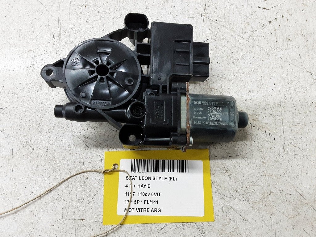 MOTOR RAAMMECHANIEK LINKS ACHTER Leon (5FB) (5Q0959811E), Gebruikt, Service@seat.de, Seat Deutschland GmbH, Achter