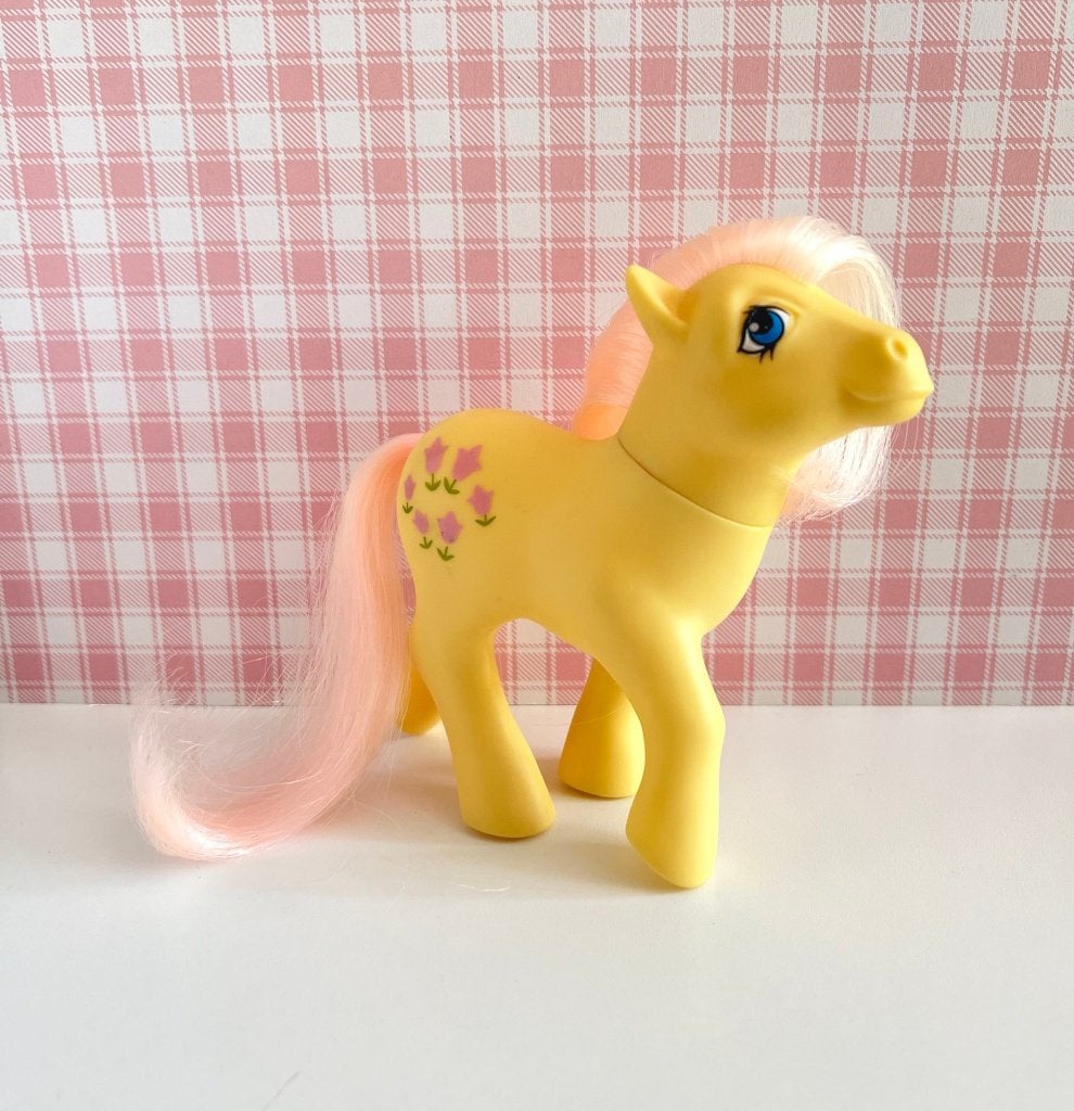 Figurine Mon Petit Poney Tulipe (Posey) G1, Enlèvement ou Envoi, Aucun, Utilisé, Aucun
