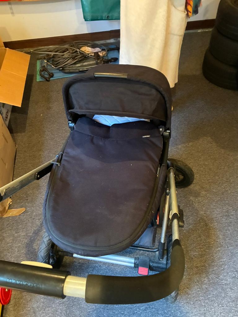 Poussette, landeau bebe , isofix voiture 3 x, Ophalen, Gebruikt, Kinderwagen