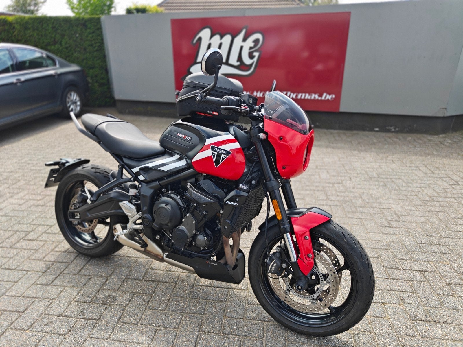 Triumph Trident 660 12/2024, Motoren, Motorrijbewijs A, 3 cilinders, Meer dan 35 kW, Handvatverwarming