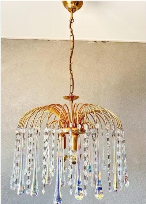 Vintage Italiaanse kroonluchter., Antiek en Kunst, Ophalen