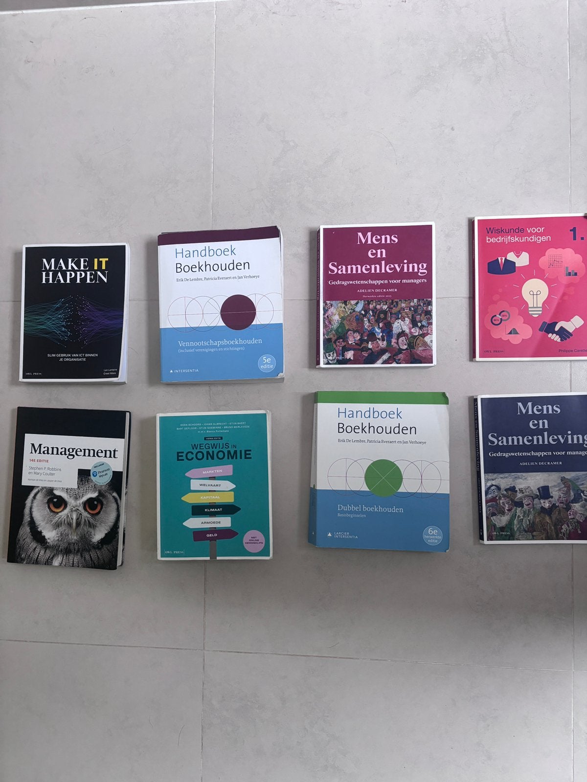 Handboeken handelswetenschappen, Ophalen, Gelezen