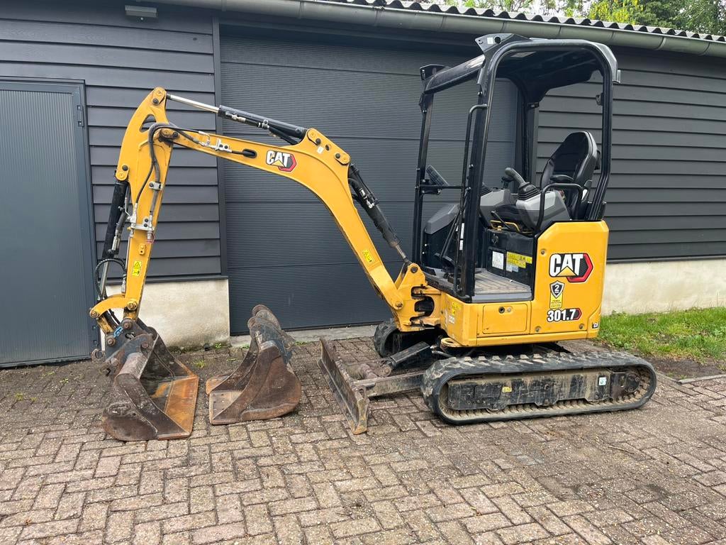 Cat 301.7 next gen BJ 2020 met slechts 1315 uur, Enlèvement ou Envoi