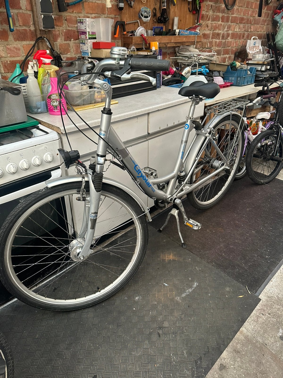Aluminium Citystar fiets, 53 tot 56 cm, Velgrem, Versnellingen, Zo goed als nieuw