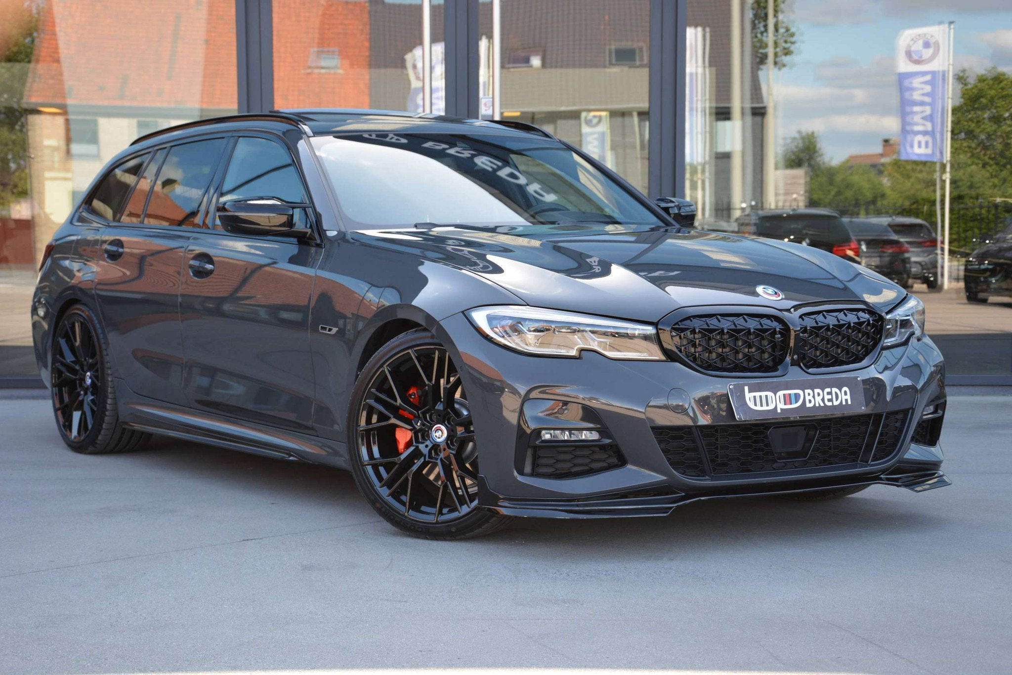 BMW 3 Serie 330 e Touring M-Performance/Pano/Lasers/ACC/HUD, Auto's, Automaat, Achterwielaandrijving, 4 cilinders, Alcantara