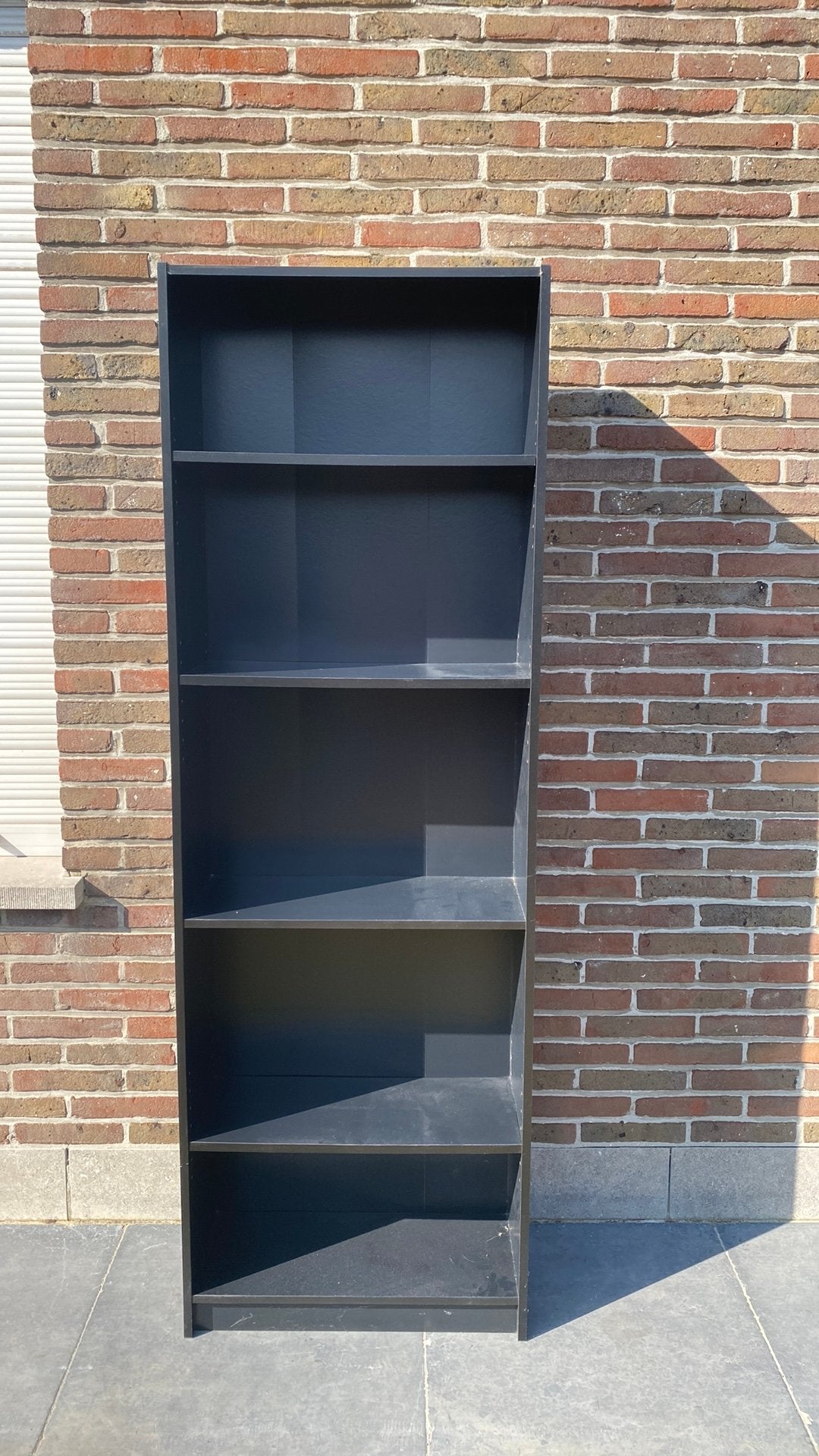 Zwarte boekenkast, Huis en Inrichting, Ophalen, Zo goed als nieuw