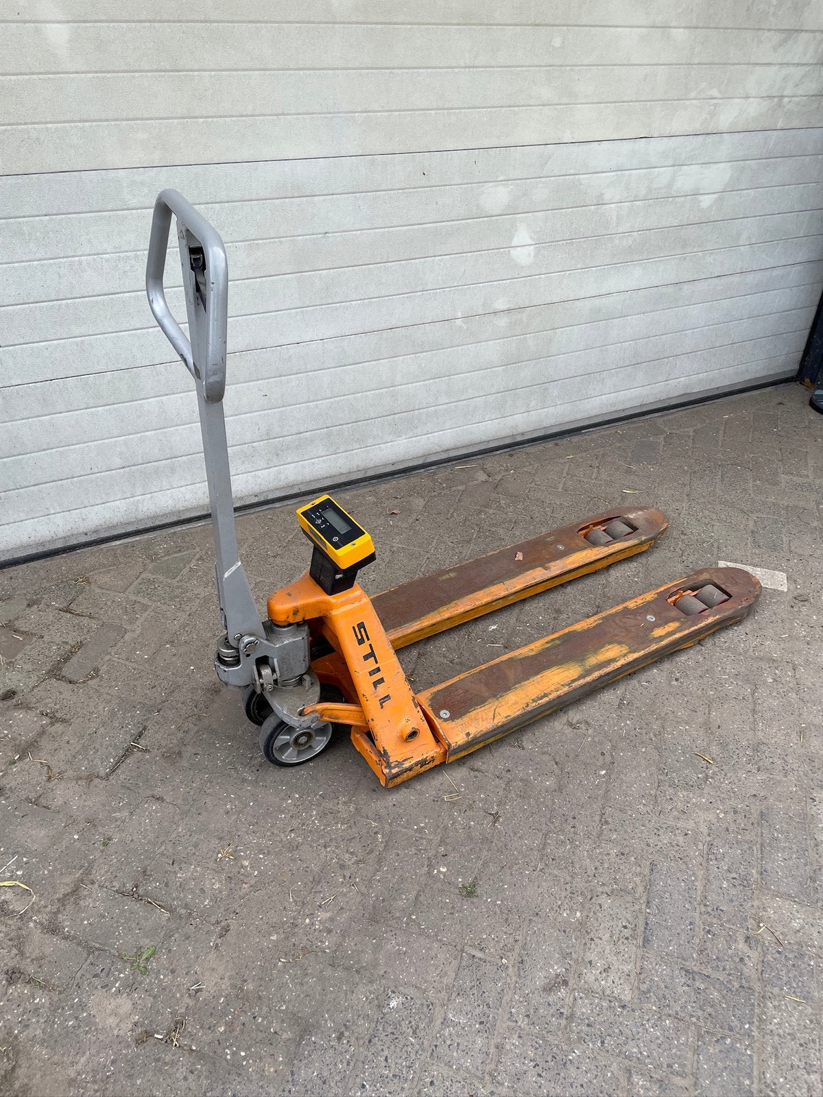 STILL weegpompwagen met RAVAS weegschaal – werkt goed, Doe-het-zelf en Bouw, Ophalen, Gebruikt
