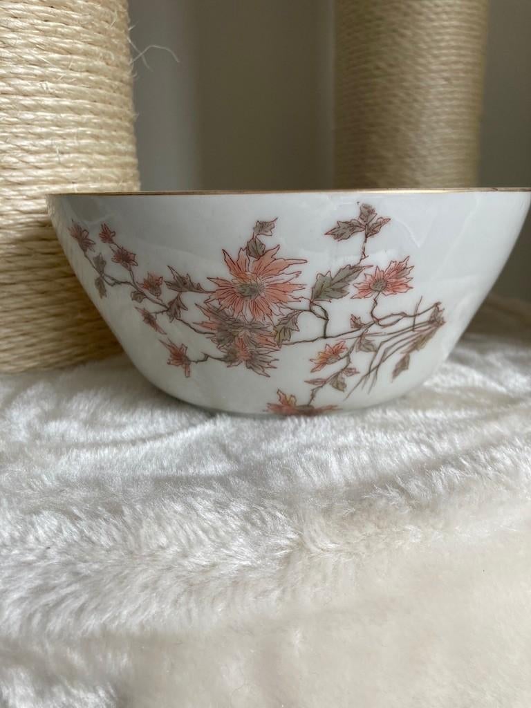 Antiek porseleinen kommetje DFB Baudour – ca. 1900, Antiquités & Art, Antiquités | Services (vaisselle) pièces, Enlèvement ou Envoi