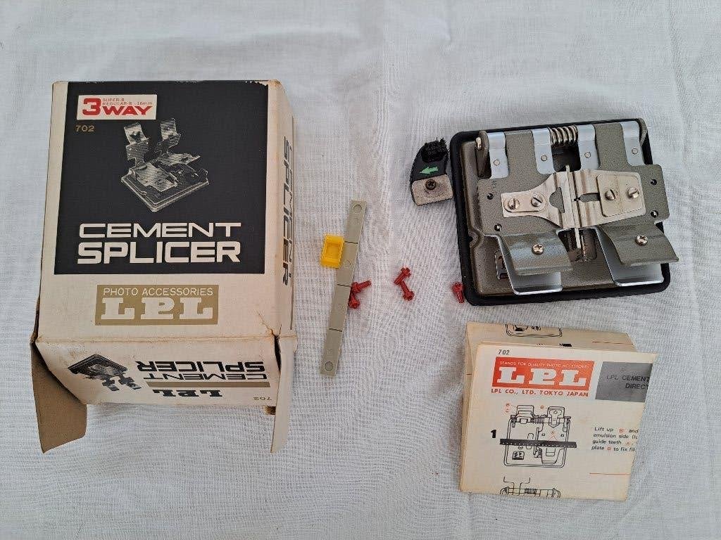A vendre Colleuse à ciment LPL 3 voies vintage pour super 8, Enlèvement, 1980 à nos jours, Autres types