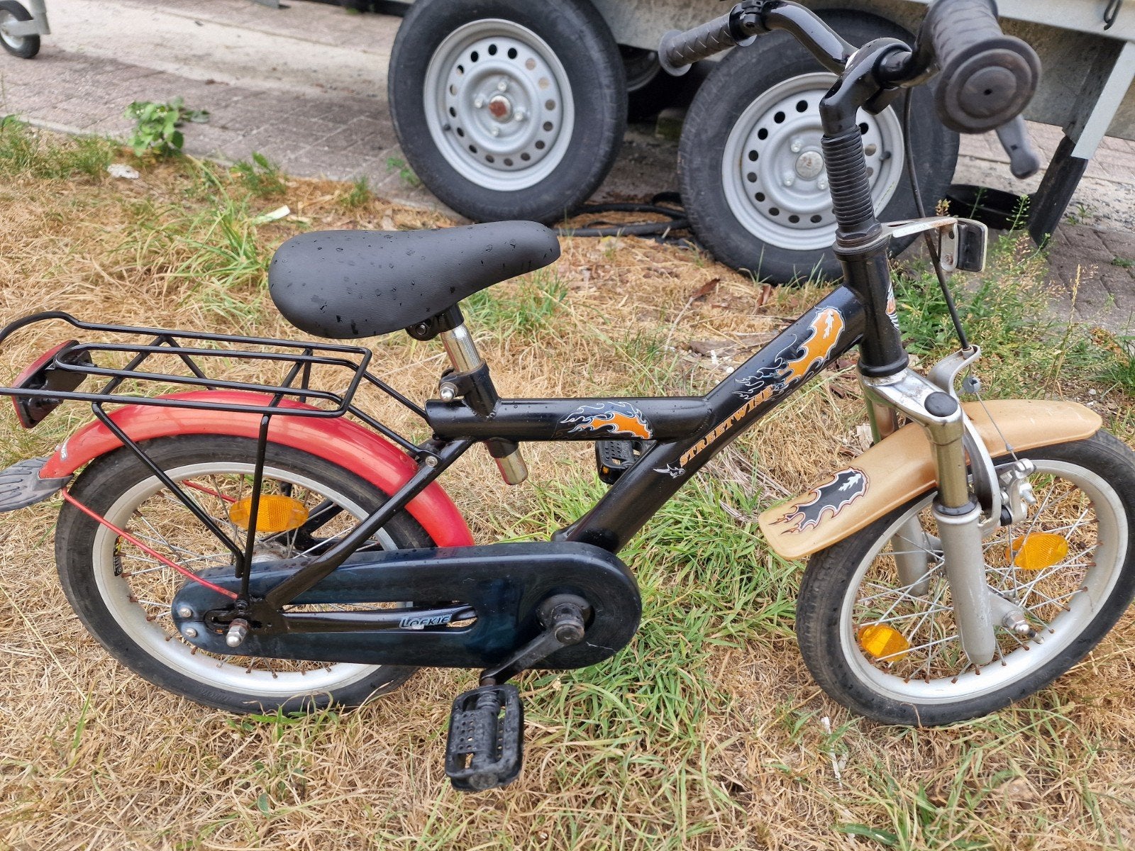 jongensfiets loekie streetwise 16", Fietsen en Brommers, Ophalen, Terugtraprem, Gebruikt, Loekie