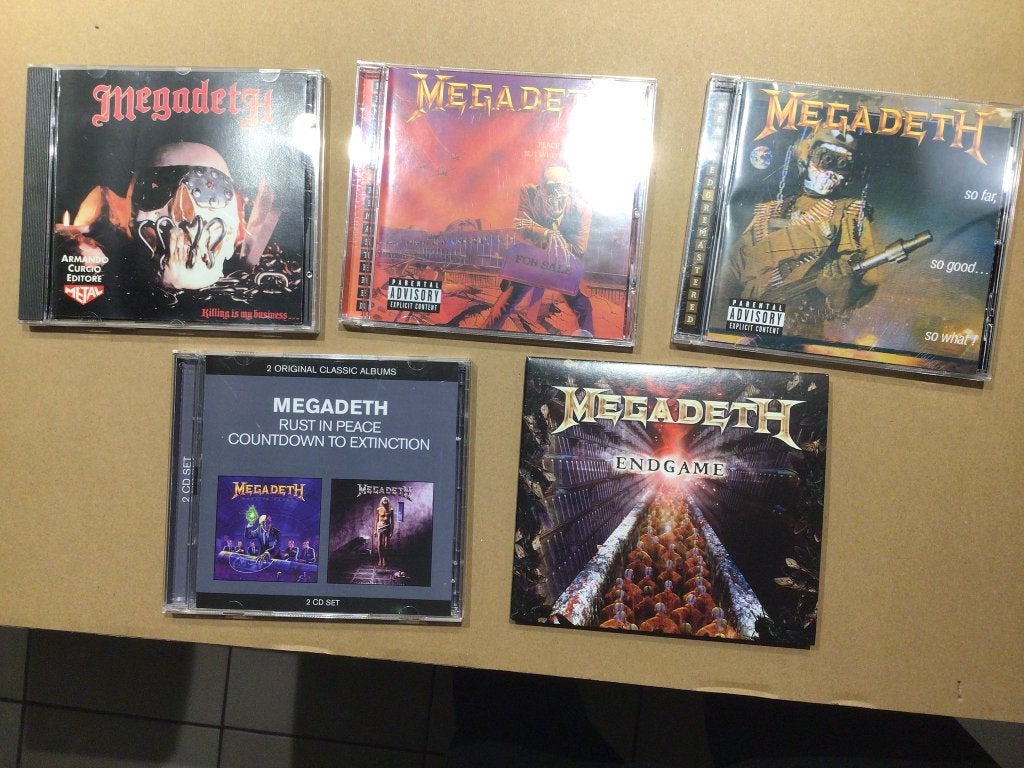 Megadeth 6 albums op 5 cd’s, Ophalen, Zo goed als nieuw, Thrash metal, Album