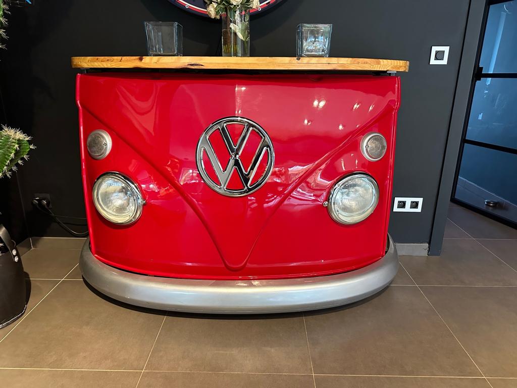 Bar réalisé à partir d’un vrai VW bus T1, Collections, Enlèvement