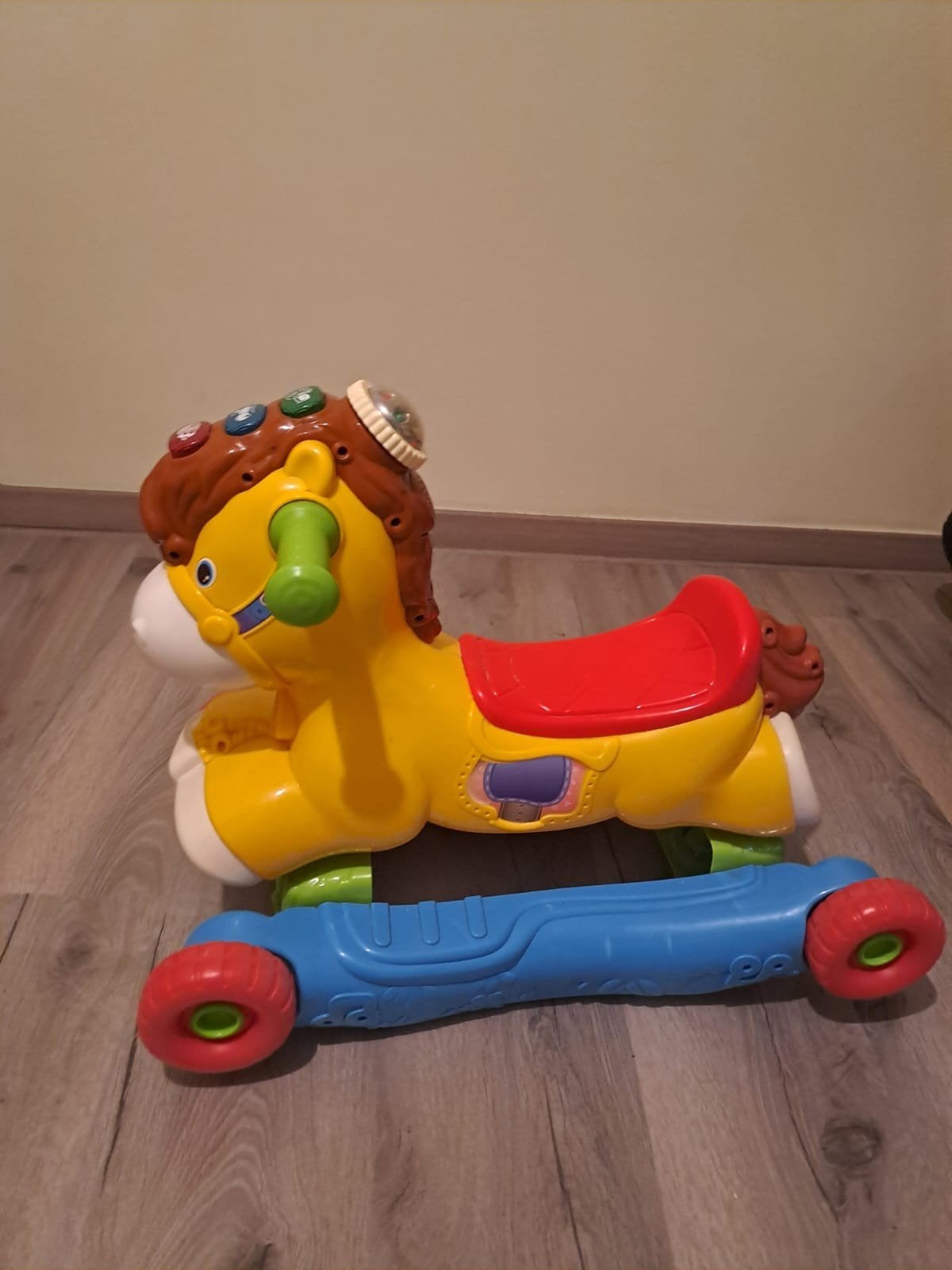 Hobbelpaardje vtech, Ophalen