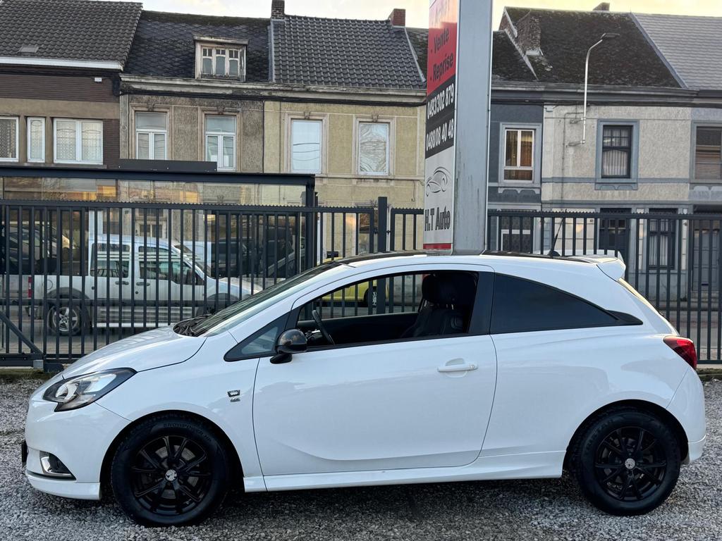Opel Corsa 1.0 Turbo/Nieuwstaat/OPC Line! /Sport/Euro6B, Voorwielaandrijving, Stof, Wit, Bedrijf
