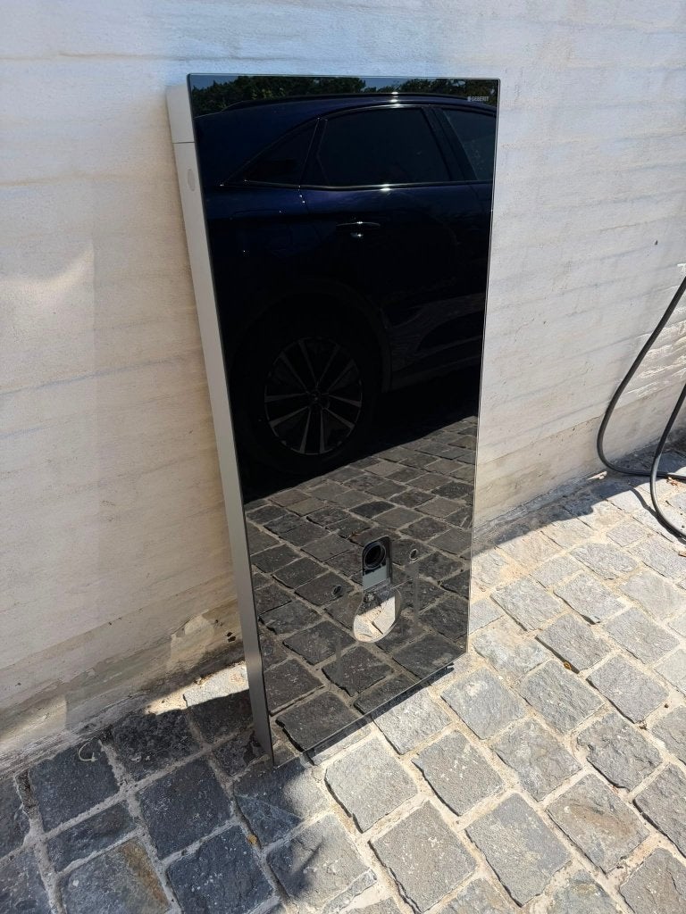Geberit Monolith Plus - led verlichting, touch en afzuiging, Doe-het-zelf en Bouw, Sanitair, Ophalen, Zo goed als nieuw, Glas