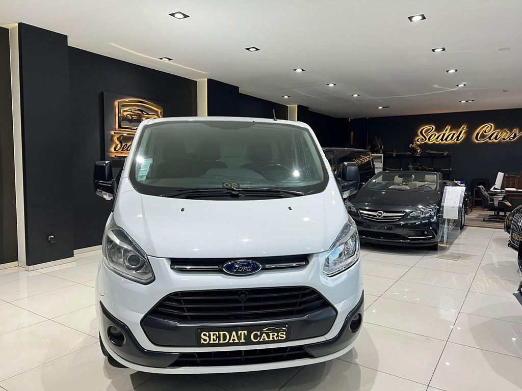 Ford Transit Custom 2.2 DIESEL LICHT VRACHT 3 ZIT, Euro 5, Stof, Gebruikt, 135 g/km