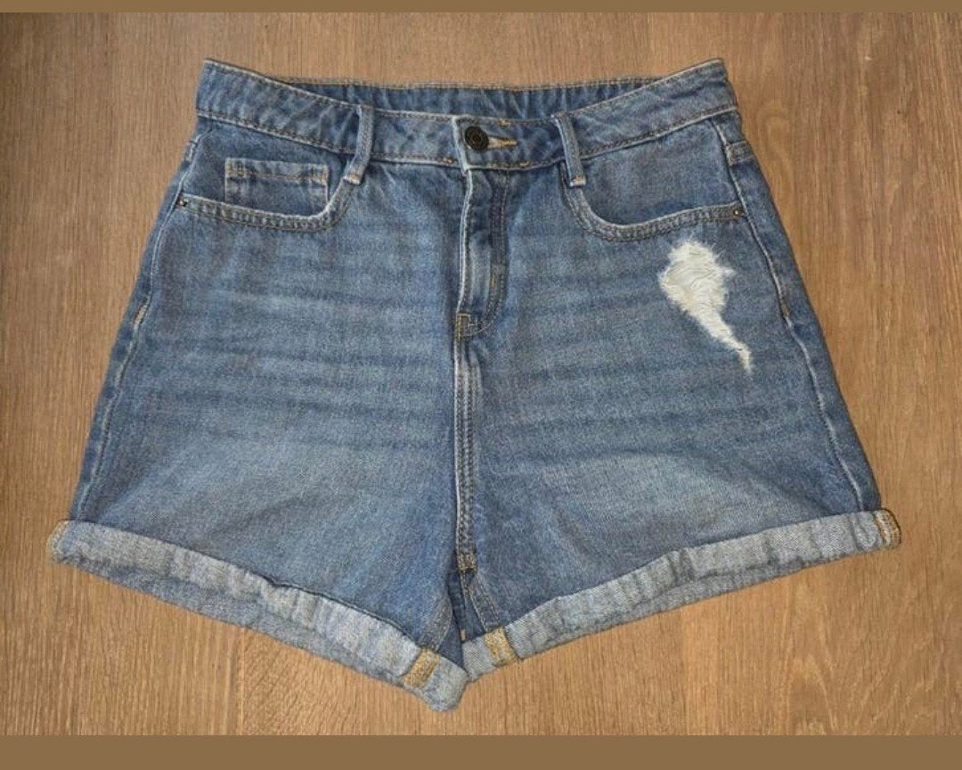 Jeansshort / short in jeans maat 158 ZGAN, Kinderen en Baby's, Kinderkleding | Maat 158, Ophalen of Verzenden, Groggy, Meisje