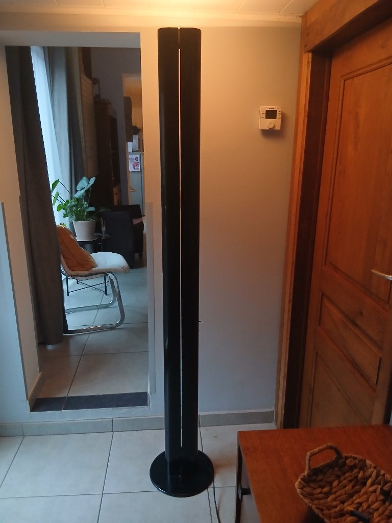 Lampe noir Artemide 1979, Lampe d'ambiance, Avec prise, Autres styles, Comme neuf
