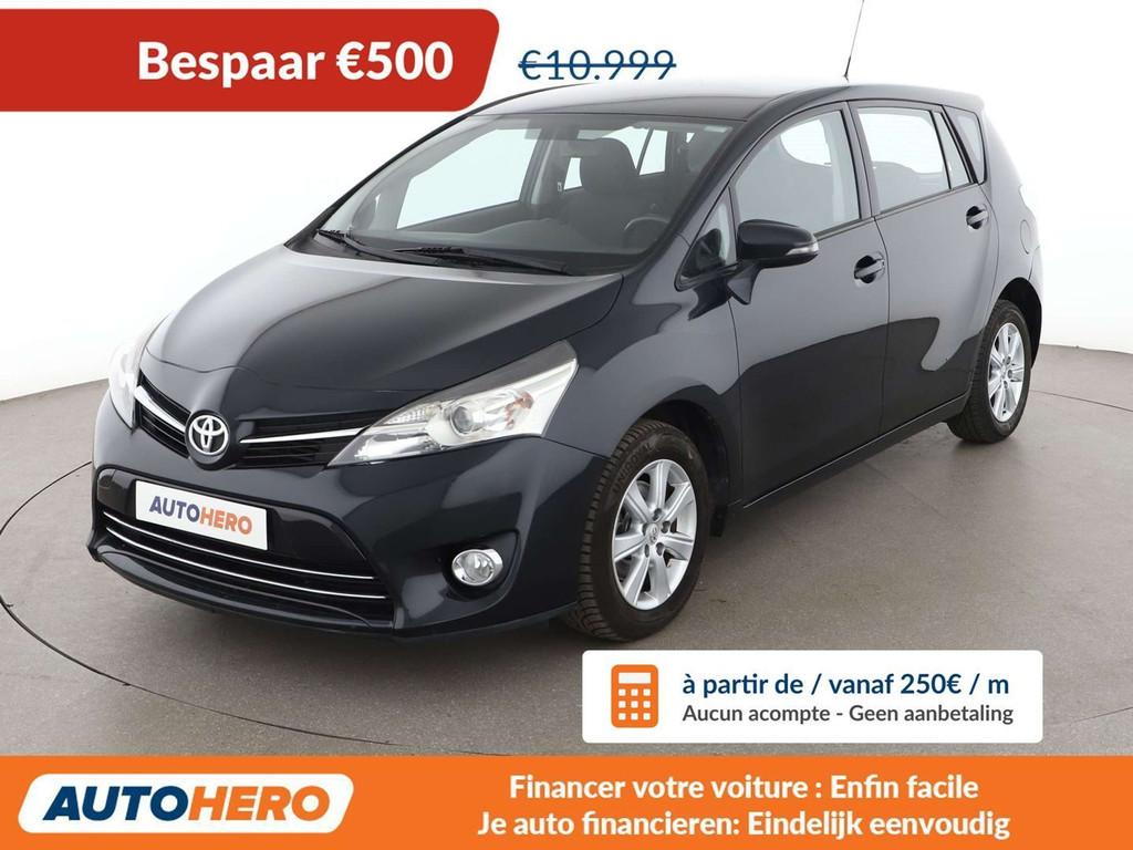 Toyota Verso 1.6 D-4D Comfort (bj 2015), Auto's, Voorwielaandrijving, Stof, Gebruikt, Zwart