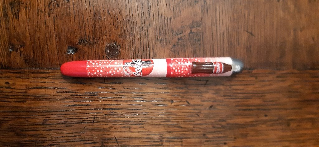 coca cola pen, Verzamelen, Ophalen of Verzenden, Zo goed als nieuw, Gebruiksvoorwerp