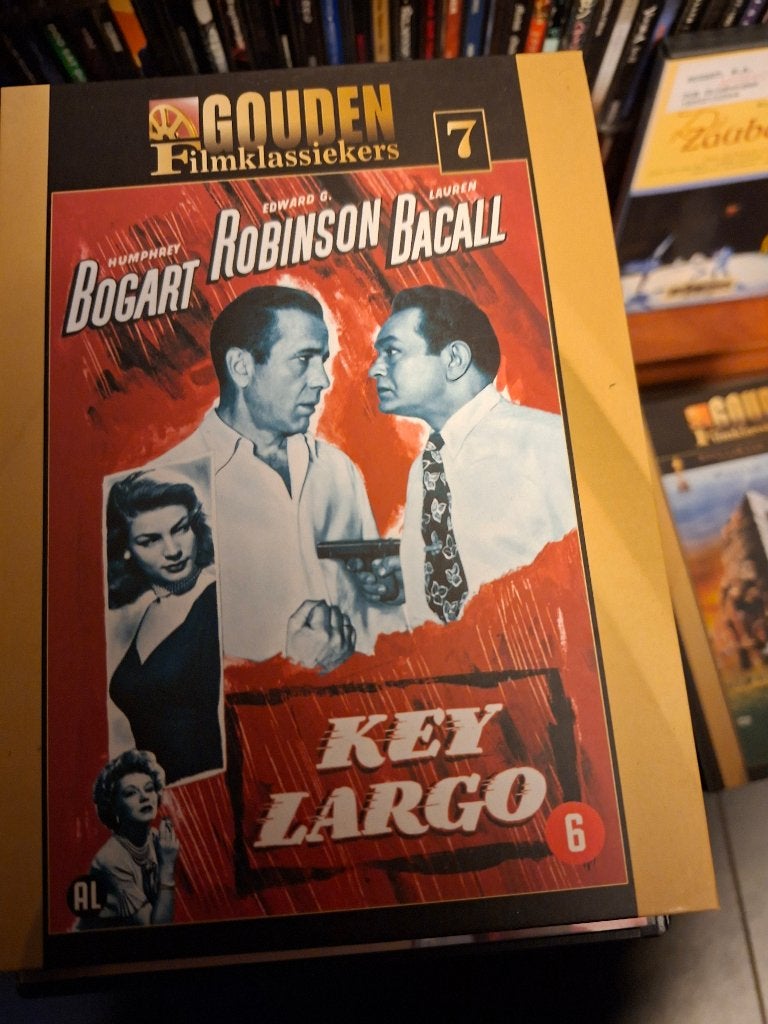 dvd - key largo - fotoboek + dvd, Cd's en Dvd's, Engels, Overige genres, Ophalen of Verzenden, Zo goed als nieuw