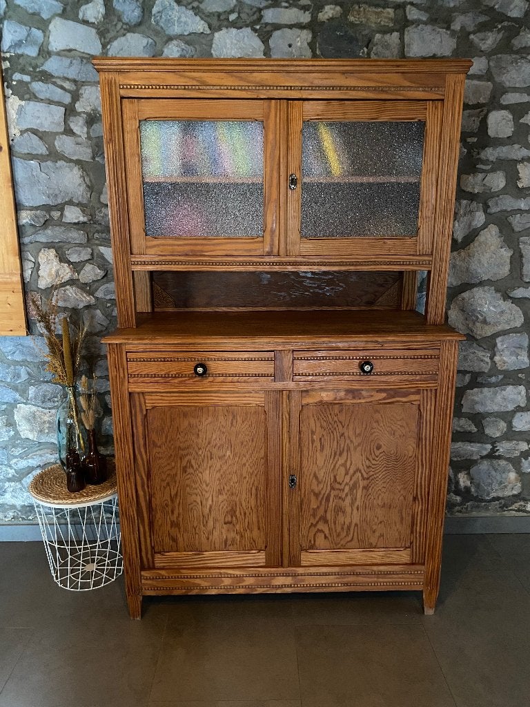 Ancien vaisselier, Avec tiroir(s), 25 à 50 cm, 100 à 150 cm, Enlèvement